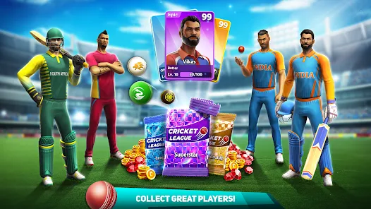 Cricket League Mod APK screenshot 4